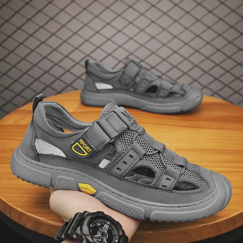 2024 Мужские летние всепогодные нескользящие спортивные пляжные сандалии