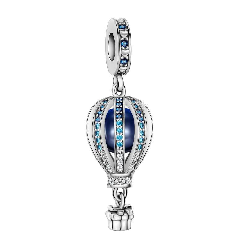 Мода Самолет Путешествия Земля Шармы Медь Планета Астронавт Серьги Бусины Подходят Оригинальным Браслетам Изысканные DIY Ювелирные Изделия