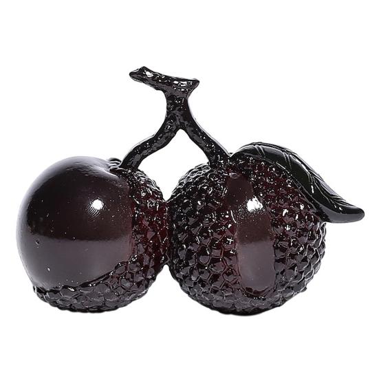 Личи чай питомец смоляная фигурка ремесла кунг-фу скульптура тепло обесцвечивание украшение для чая