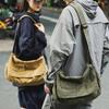 Холщовая сумка мужская сумка через плечо школьная сумка для книг однотонная женская сумка-мессенджер