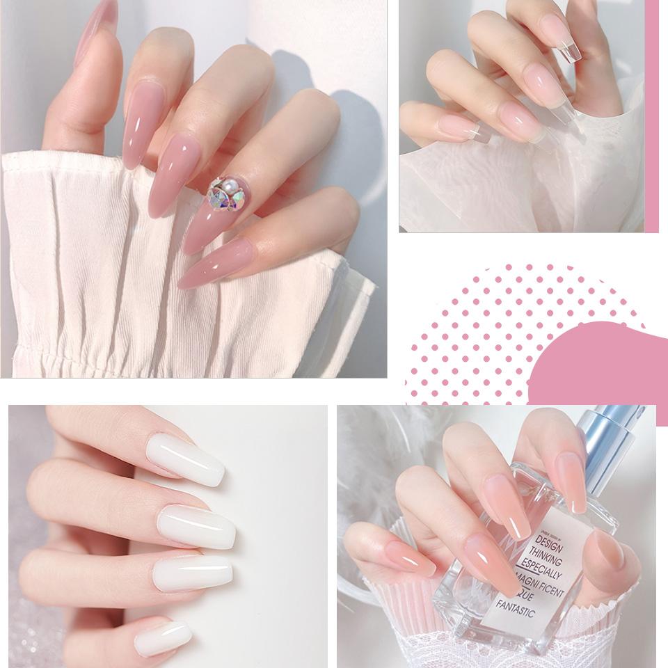 54 Вт набор полигелей, набор для маникюра, набор со светодиодной лампой для ногтей, 20000 об/мин, фреза для ногтей, 18/6 цветов, набор гелей для наращивания ногтей из полигеля