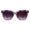Suzy Levian Women S Purple tortoiSe Square lenS SunglaSSeS Purple