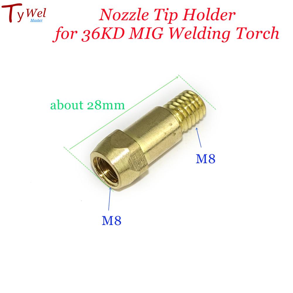 36KD Torch Gun Consumables Gas Nozzle Tips Holder Tips Gas Diffuser