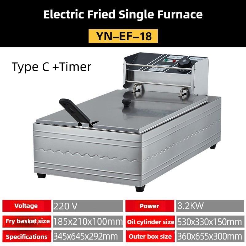 Электрическая фритюрница большой емкости для коммерческого использования, настольная, многофункциональная, для жарки во фритюре, интеллектуальная, с поддержанием постоянной температуры, аппарат для картофеля фри