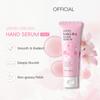Travel-Size Sakura Scented Hand Serum - Nourishing Moisturizer for Dry Hands, Lightweight Cream for Winter and Daily Care