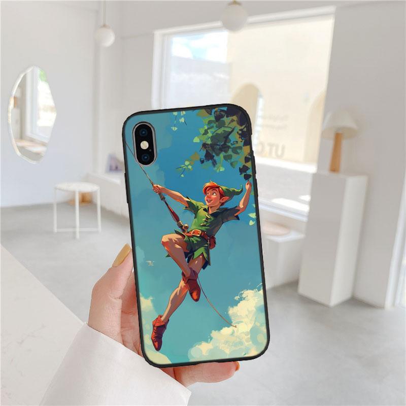 CJ85 Peter Pan Phone Case for Samsung Galaxy A11 A12 A13 A15 A52S A53 A55 A56 A70 A71 A72 A73 F06 F16 F56 S10 Plus S10e