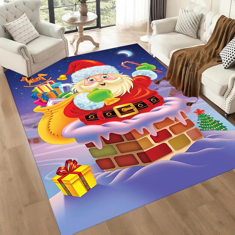 Christmas 168 Floor Mat Suitable for Decorate room Dining Room Kitchen Living Rooms Antislip Carpet Decorate Offices Wedding Party Gift