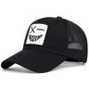 Net Baseball Stitching Embroidered Teeth Face Smiling X Neutral Gender Women  Men For Caps Outdoor Adjustable Spring And Summer Casual Sunscreen