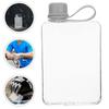 Travel Water Bottle Flat Plastic Flask for Leakproof Gym Hydration 500Ml