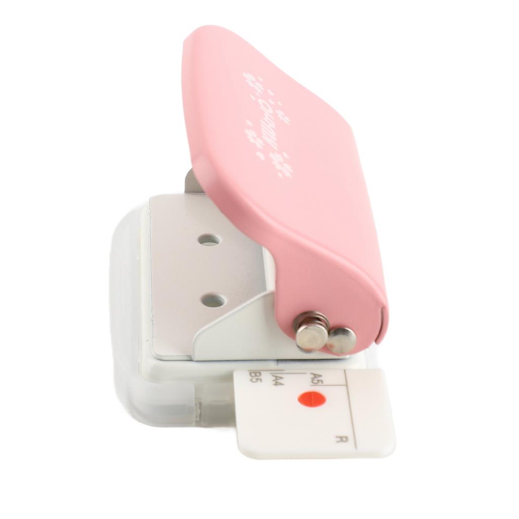 99H9 Hole Puncher 26Hole 30Hole 20Hole Paper A4 B5 A5 LooseLeaf Manual Punching Machine Pink