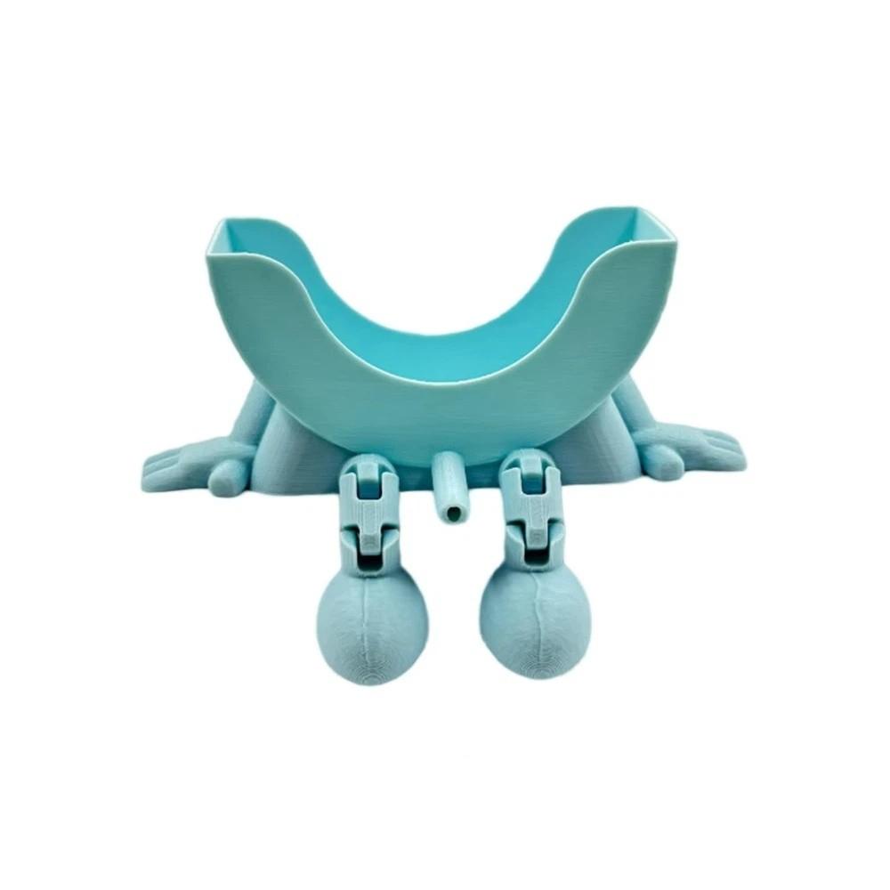 Забавная подставка для мыла с дренажем, экономящая место, стойка для губки, держатель для губки для мытья посуды, поверхность ванной комнаты