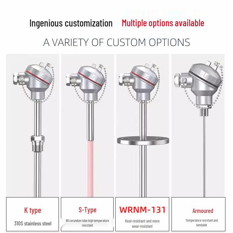 YIXI WRN-K Series K-Type Stainless Steel Thermocouple