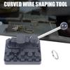 Набор приспособлений для гибки металлической проволоки с регулируемыми штампами, простой в использовании многофункциональный кольцевой гибочный станок