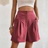 Summer Women High-waisted Shorts Botton