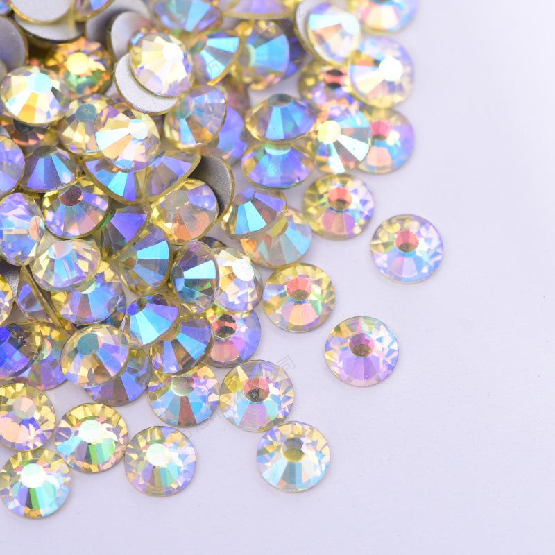 Стразы для дизайна ногтей, хрустальные стеклянные аксессуары, сделай сам, дрель с плоским дном, чехол для мобильного телефона, разноцветные, аксессуары Guomao A, аксессуары