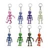 Skeleton Man Keychain Pendant 3D Printed Lightweight Jointed Key Holder Portable Car Key Toy Bag Accessory