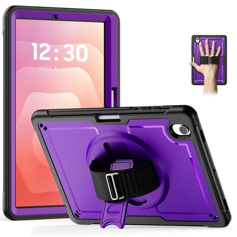 Чехол-подставка для Samsung Tab S11 S10 FE A11 A9 Plus и iPad Pro 10/11/12-го Mini Air, Чехол-сумка для планшета, Толстый, Прочный, Ударопрочный, С ручкой, Жесткий