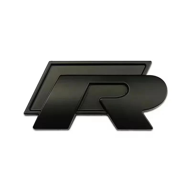 AABIK1 Metal Car Grille Emblem Rear Trunk Badge Stickers for Volkswagen VW R Rline Polo Golf Jetta Beetle CC Bora Tiguan Touran Passat