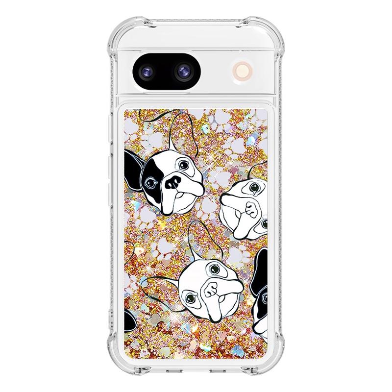 Чехол для Pixel 8 Pro на Для Funda Google Pixel 8 Pro Обложка Блестящий Динамичный Жидкий Чехол Для Google Pixel8 8A 7A 8Pro Чехол для Телефона Etui