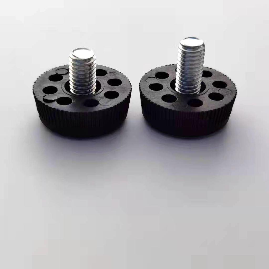 M8*30 Регулируемая пластиковая подставка для ног мебели с восемью отверстиями