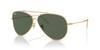 Ray-Ban RBR0101S Aviator Reverse Arista 62 Gold Pilot Sunglasses
