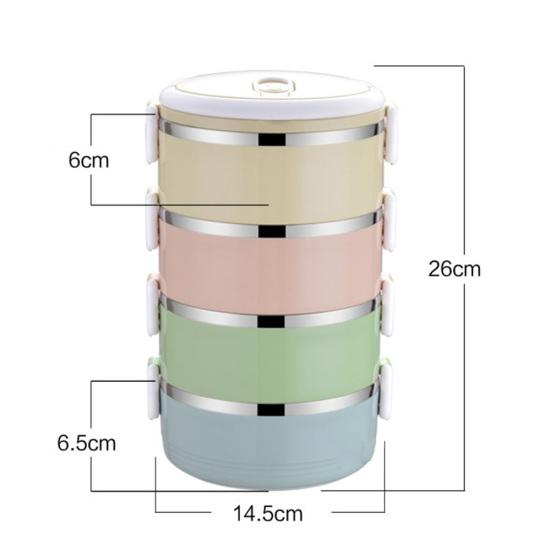 Портативный тепловой ланч-бокс из нержавеющей стали Bento школьный контейнер для еды для пикника