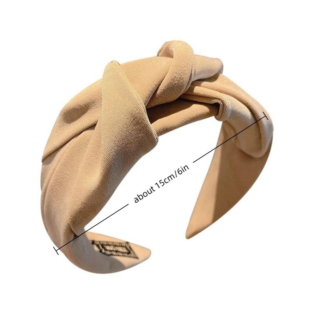 Sweet Bow Hair Claw Wide Side Braided Headband Fashion Hair Band Girls Accessories