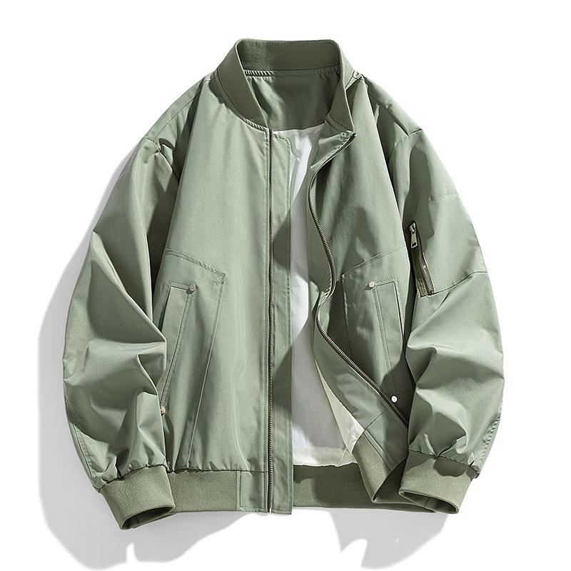 Bomber Jacket Spring and Autumn Loose Spring and Autumn Casual Jacket American Trendy Baseball Jacket