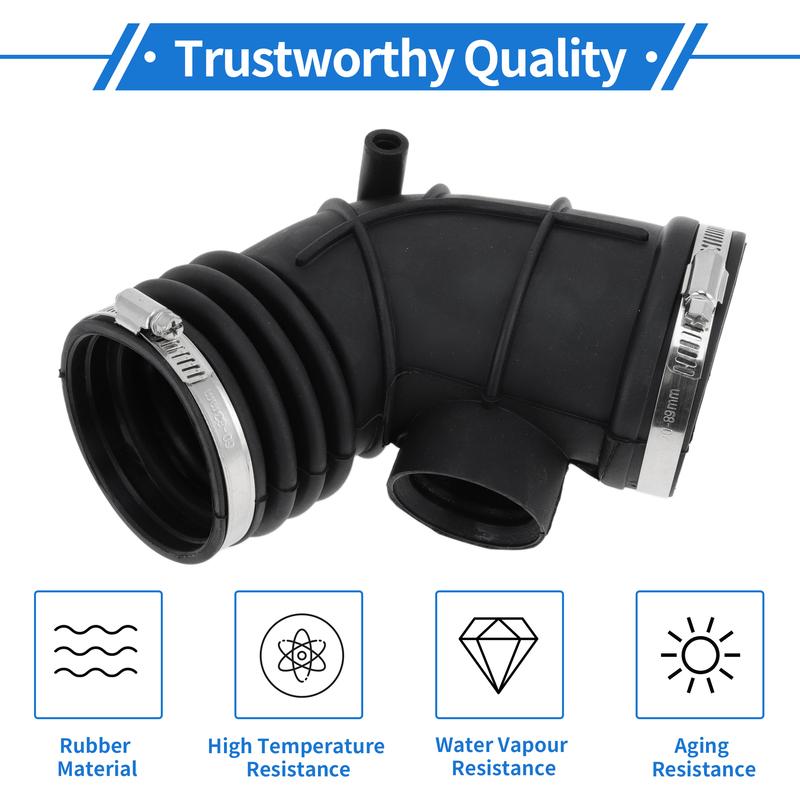 X Autohaux Engine Air Intake Hose with Clamps for BMW 525i E38 2001-2003 No.13541435625