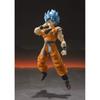 TAMASHII NATIONS SHFiguarts Dragon Ball Супер Сайян Бог Супер Сайян Сон Гоку -Супер- Приблизительно. Подвижная фигура, окрашенная в цвет АБС и ПВХ, 140 мм.