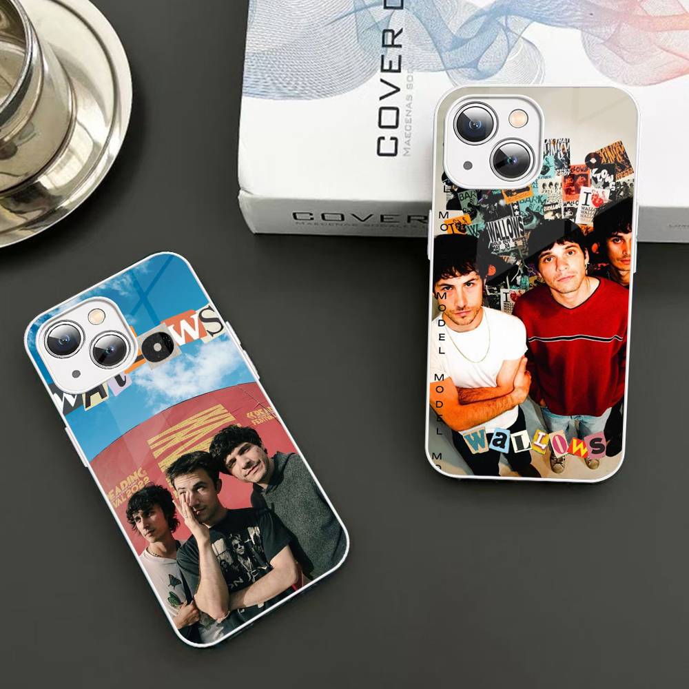 Закаленное стекло для iPhone 14 13 12 11 Pro Mini XS MAX 14Plus X XS XR с изображением группы Indie Rock Wallows