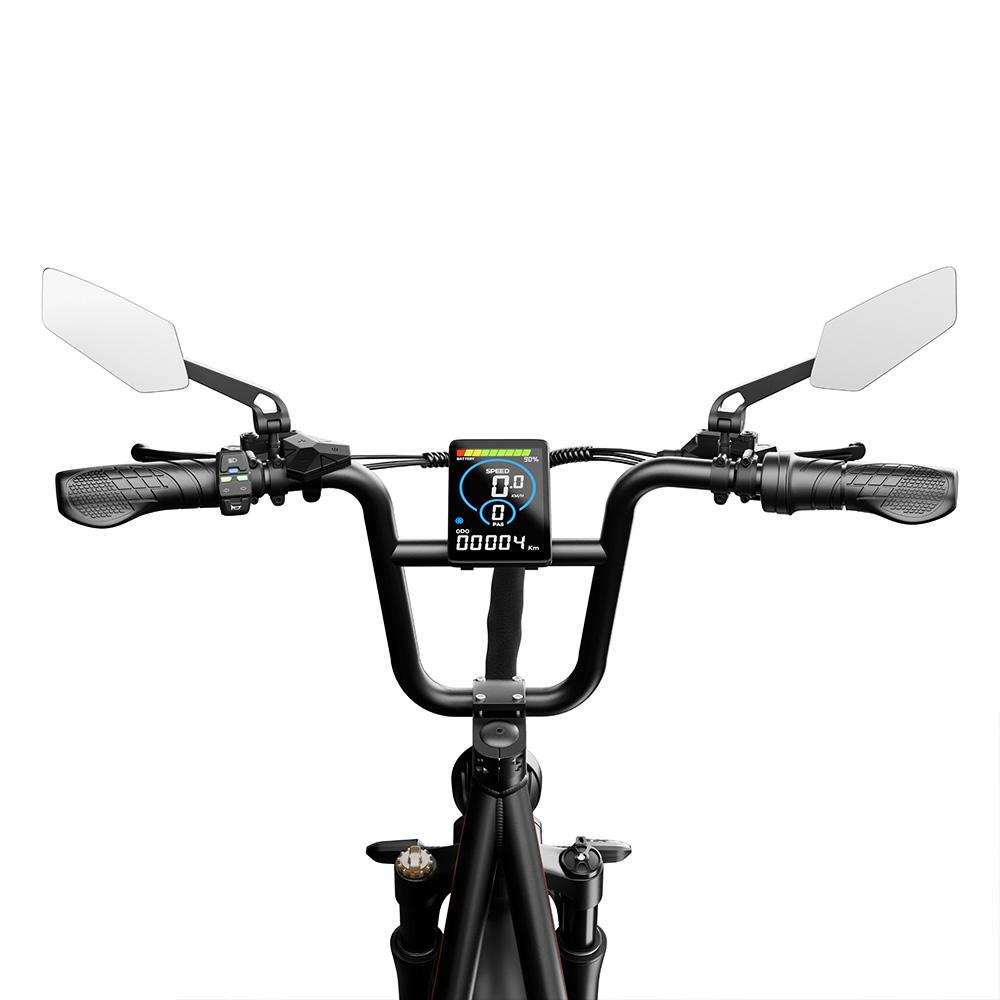 Электровелосипед Drvetion 1000 Вт пиковая мощность 20-дюймовые широкие шины Взрослый электровелосипед 48 В 15 Ач ЖК-дисплей Максимальный запас хода 80 км с NFC ET20