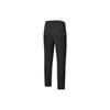 Fila Solid Color Straight Leg Knitted Sports Pants Men Bottoms Deep-Black A11M341613R-BK