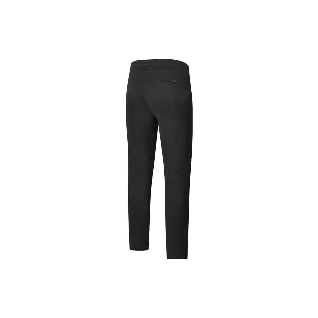 Fila Solid Color Straight Leg Knitted Sports Pants Men Bottoms Deep-Black A11M341613R-BK