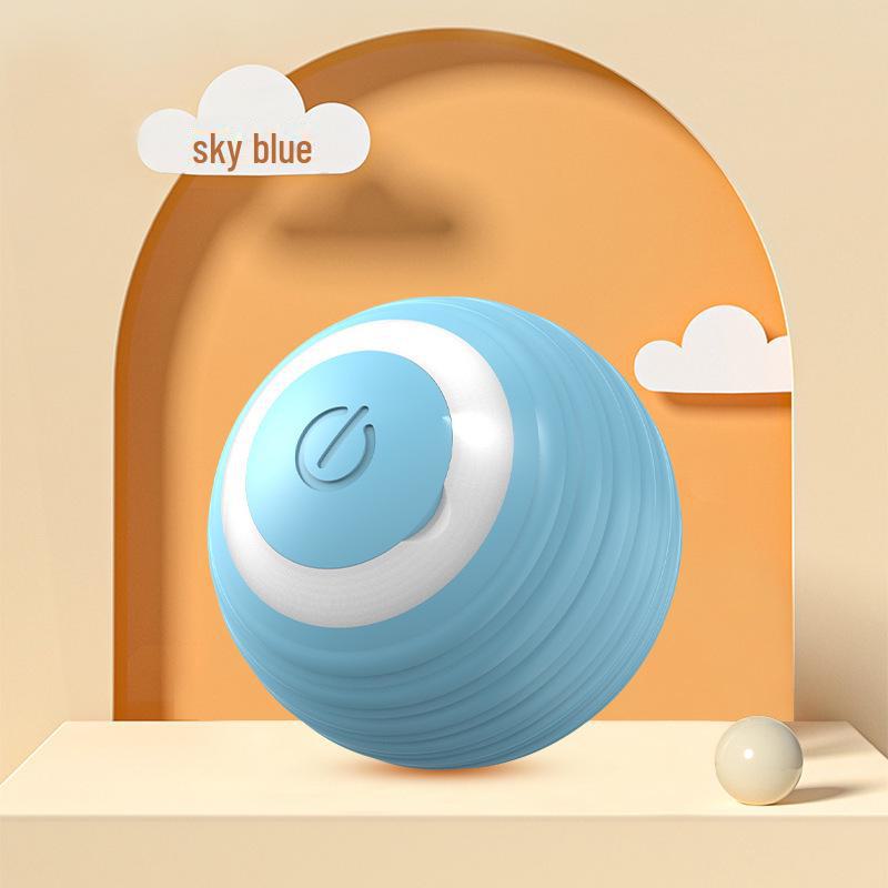 Интеллектуальная самокатящаяся игрушка-мяч для кошек