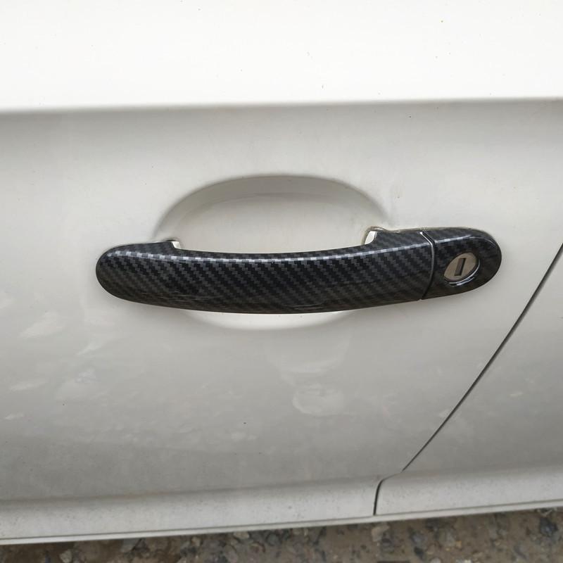 Накладка на ручку двери автомобиля для SEAT Ibiza 6J Mk4 6L Mk3 FR Cupra 2004 2005 2010 Пластик под карбон