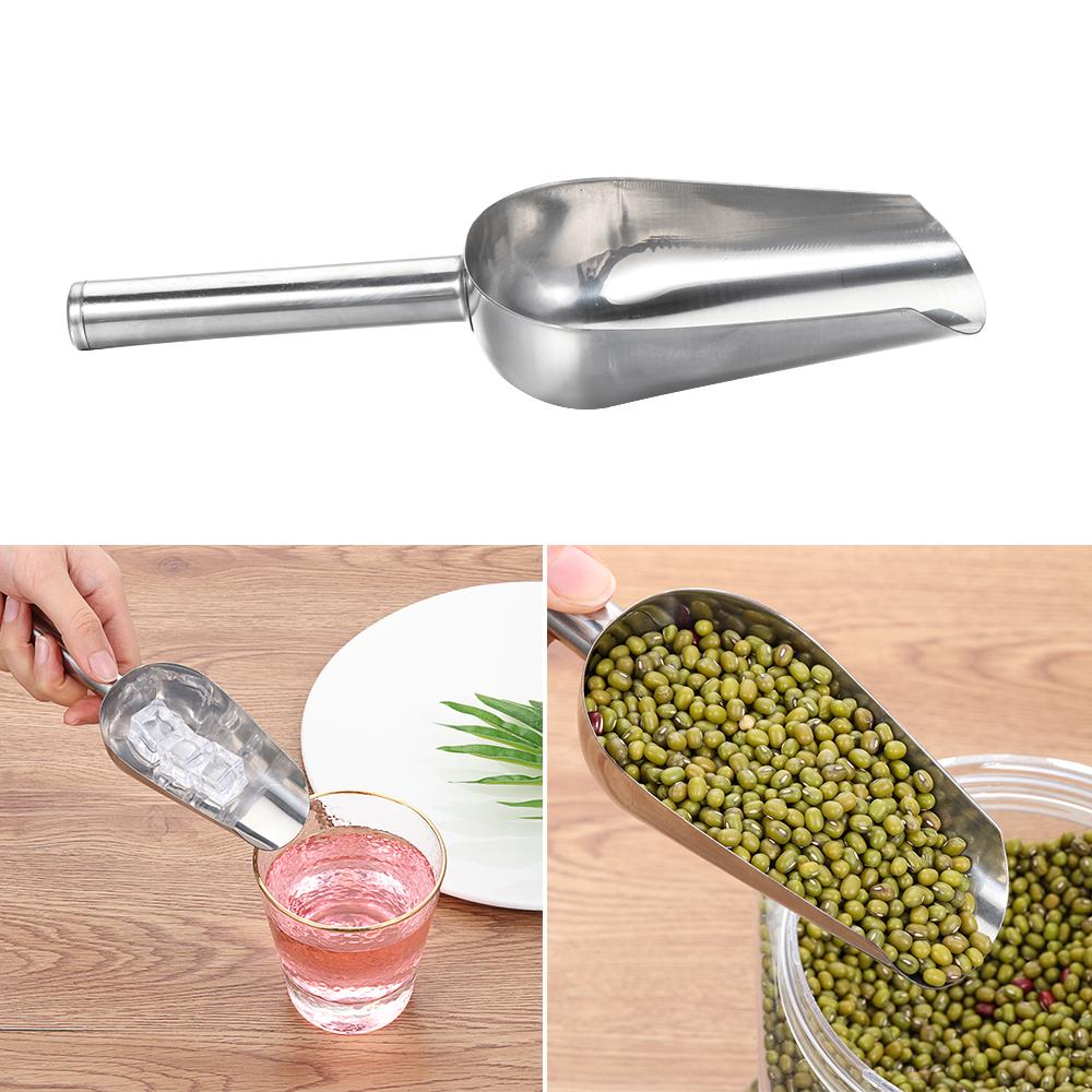 Kitchen Tools Candy Buffet Bar Accessories Grain Shovel Ice Shovel Stainless Steel Ice Scraper