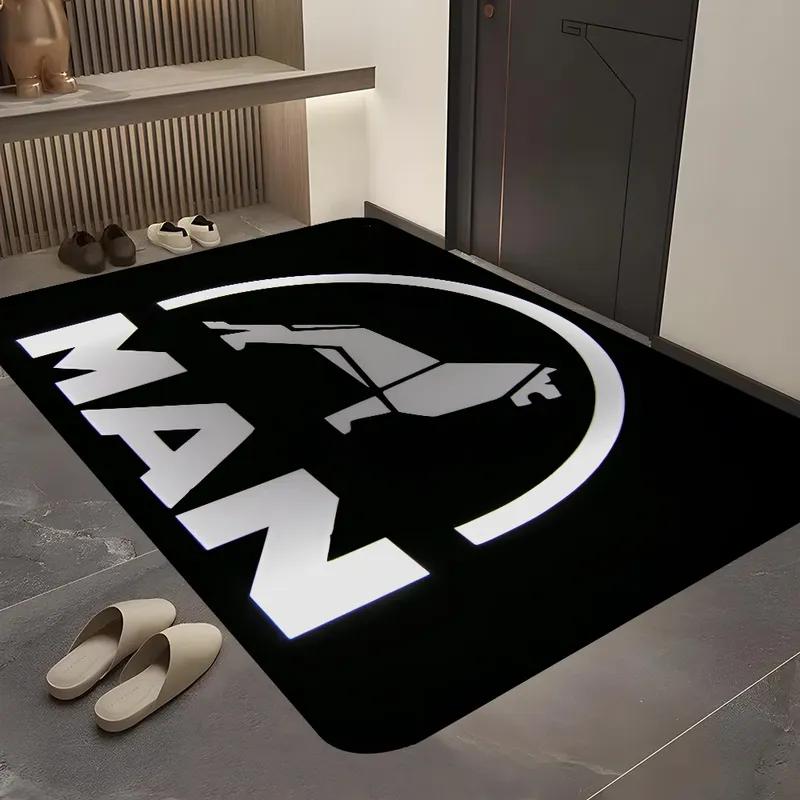 Man Truck Logo Door Mat Nordic Style Bedroom Living Room Doormat Home Balcony Anti-Slip Alfombra