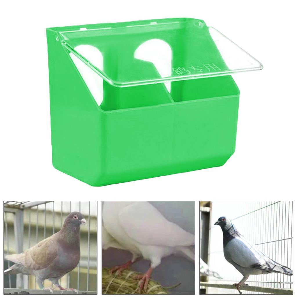 Hanging Box for Pigeons, Feeder with Holes, Lightweight, Cage Mounting, Drinker, Feeder, Pigeon