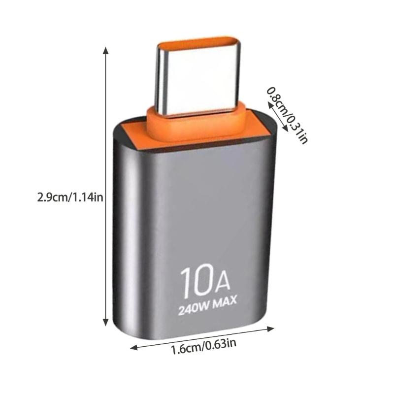 USB на USB C Адаптер Тип C male на USB A Female Конвертеры Для Телефона, Электронных Гаджетов Передача Данных OTG Адаптер