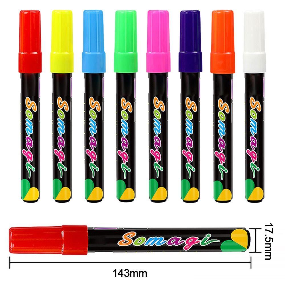 Erasable Liquid Chalk Marker Pen Glass Window Art Art Marker Pen Dust Free Whiteboard Pen