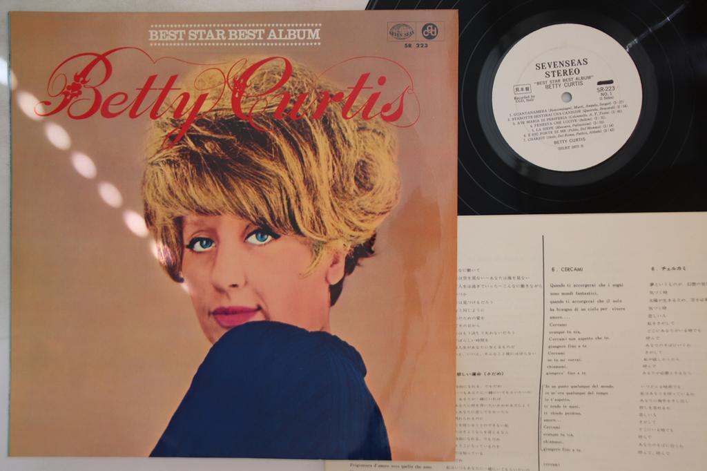 LP Пластинка BETTY CURTIS - Betty Curtis SR223PROMO SEVEN SEAS 1968 Япония Поп Б/у