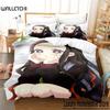 Модные 3D Постельные комплекты Mi Douzi Набор пододеяльника с наволочкой Двуспальный Полный Королевский Кинг Постельное белье Домашний текстиль