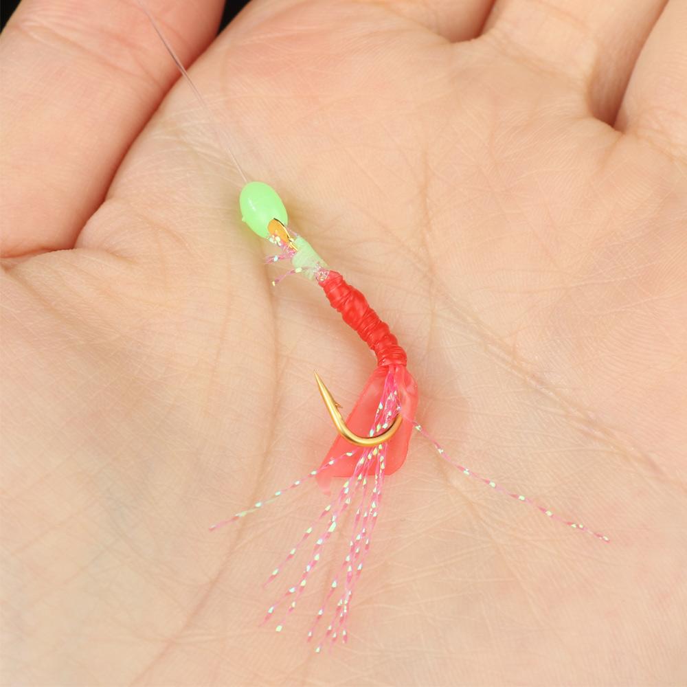 Swivel Feather Hook Fishskin String Hooks Mackerel Pesca Fish Tackle Fishing Lures Sea Bait