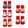0-1Y Newborn Baby Girl Boy Cotton Socks Infant Cartoon Christmas Socks Anti-slip Middle Tube Floor Socks