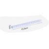 15/20/30CM Straight Ruler Acrylic Quadrangular Ruler Scale Ruler  School Office Supplies