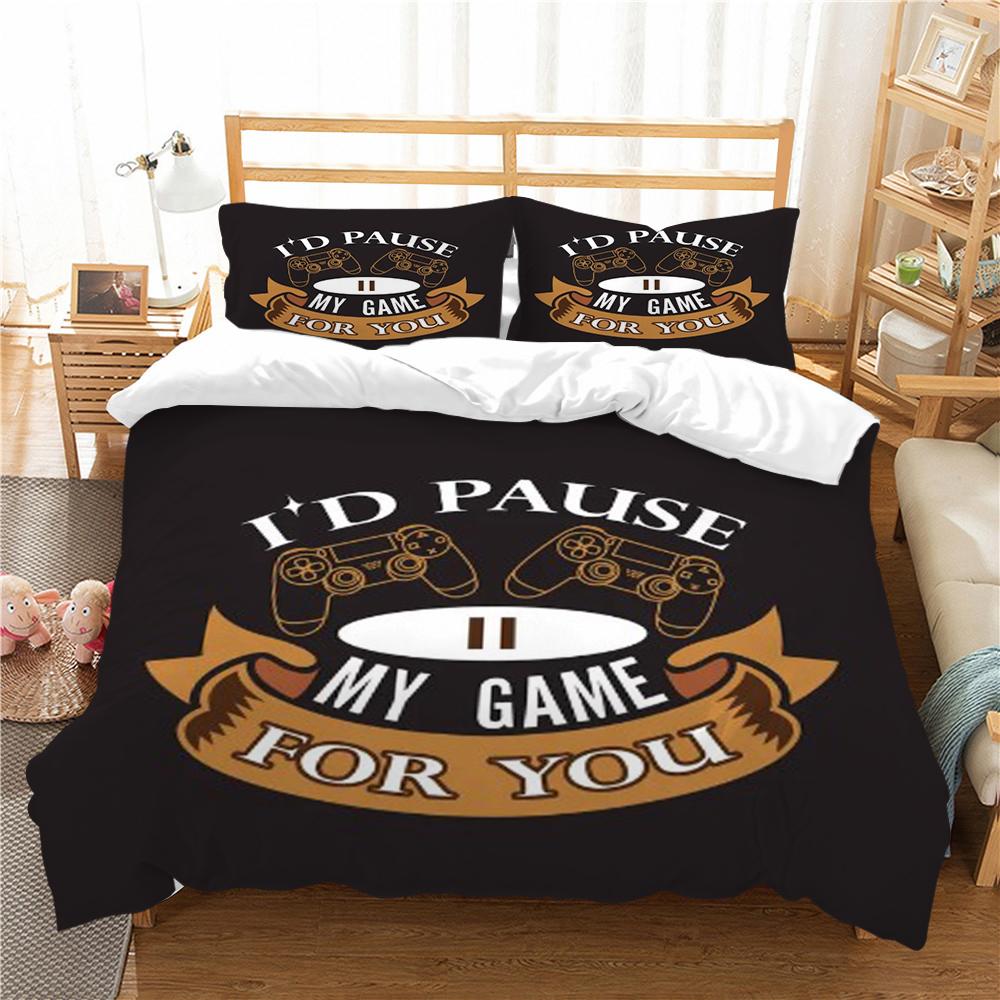 3D Gamepad Printing Home Textiles Bedding Suit Microfiber Quilt Cover Cool Comforter Duvet Covers