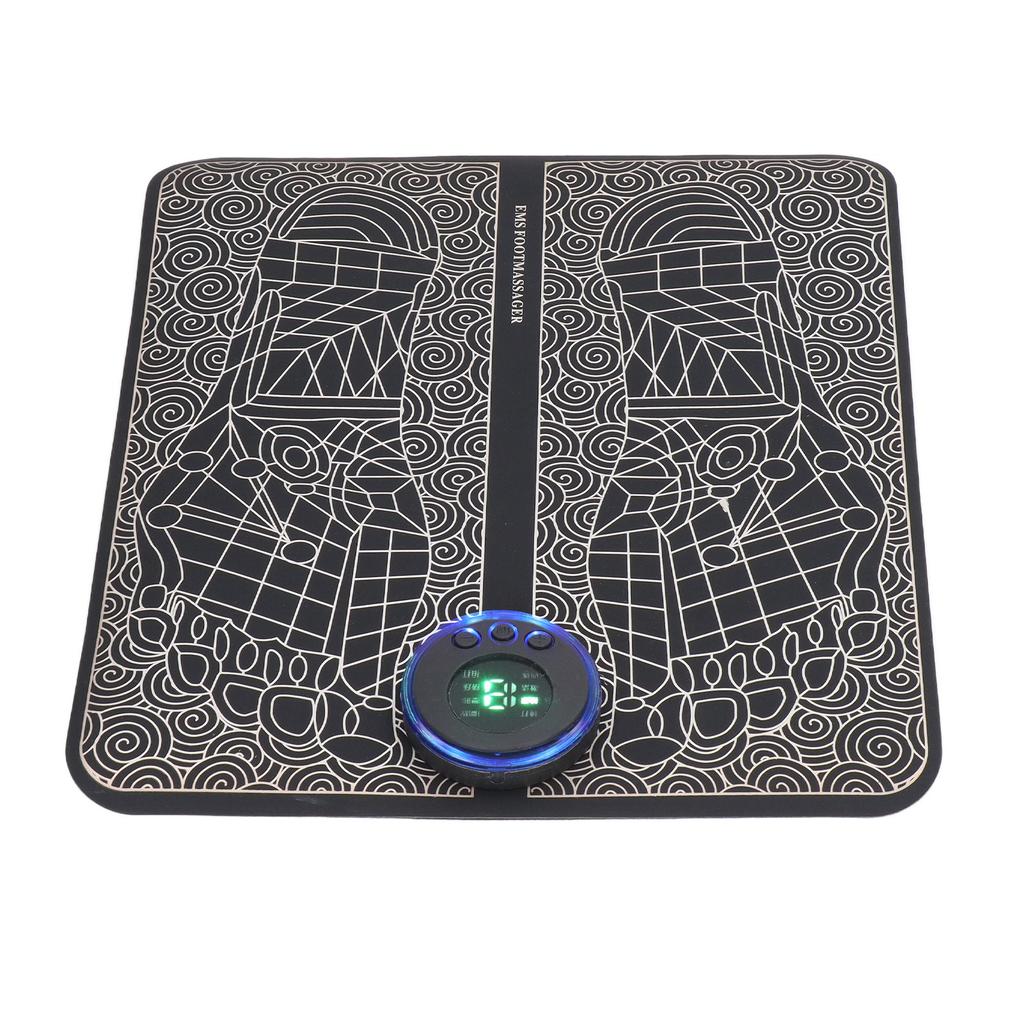 Массажный коврик для ног, электрический складной массажный коврик, массажный коврик для коррекции формы ног с ручным переключателем для