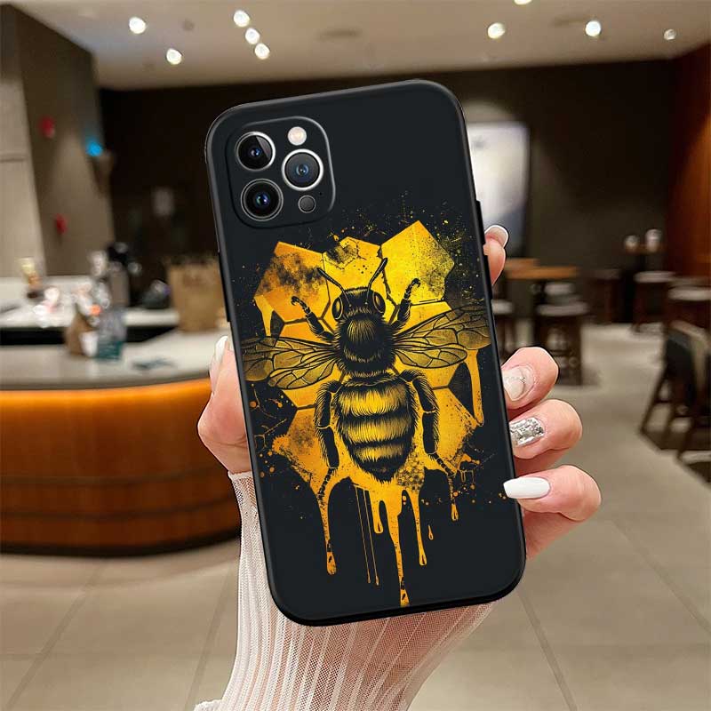 UP7 Art Bees Cartoon New High-End Shell Phone Case for Xiaomi Poco C40 C50 C51 C55 C65 C71 C75 F3 F5 F6 F7 M2 M3 Pro Ultra