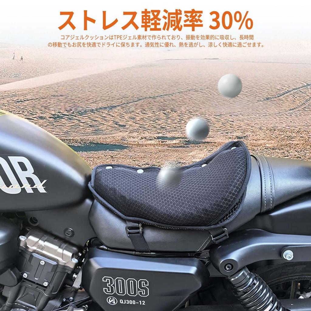 Motorcycle Seat Cushion for Lwuckbarrt Gel Comfortable 3D Mesh Seat Highly Shock Pain Heat Sun Water Honeycomb Motorcycle Accessories [New 2025]